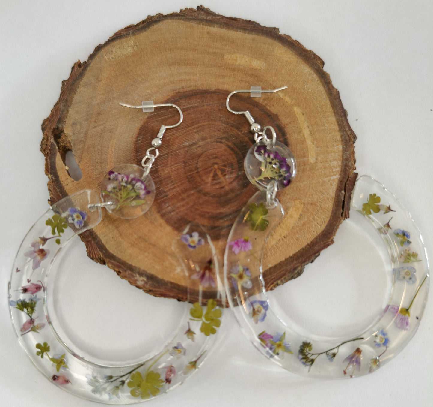 LG Hoops - Blue Florals